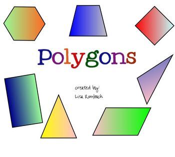 Preview of Polygon SmartBoard Math Lesson for primary grades
