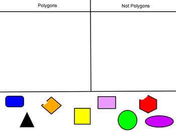 Preview of Polygon Sort Flipchart
