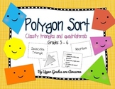 Polygon Sort Game - Classify Triangles and Quadrilaterals