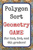 Polygon Sort Geometry Game for 2nd, 3rd, and 4th graders