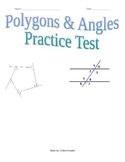 Polygons & Angles Practice Test