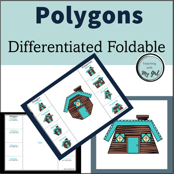 Preview of Polygons Differentiated Foldable