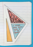 Doodle - Polygons Interactive Notebook Foldable