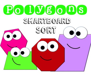 Preview of Polygons Smart board Sort