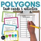 Polygons Task Cards & Activities - Identifying, Sorting, &