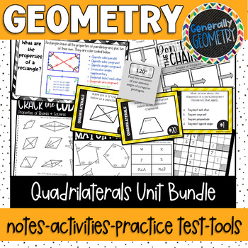 Polygons and Quadrilaterals Unit Bundle | Geometry