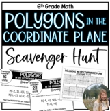 Polygons in the Coordinate Plane Scavenger Hunt Activity f