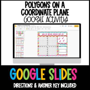 Preview of Polygons on a Coordinate Plane Google Activity Distance Learning