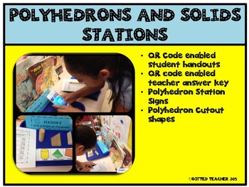Preview of Polyhedrons and Solid Shapes Stations