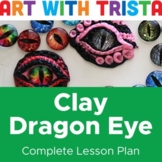 Polymer Clay Dragon Eye Sculpture Art Lesson
