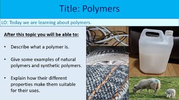 Polymers ~ KS3 ~ Year 8 by Troilo Science | TPT