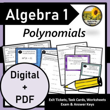 Preview of Polynomial Bundle⭐Digital + PDF⭐Distance Learning