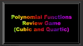 Polynomial Functions Review Game
