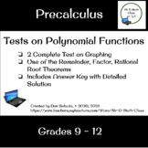 Polynomial Functions and Equations - Assessments (2 - Test)