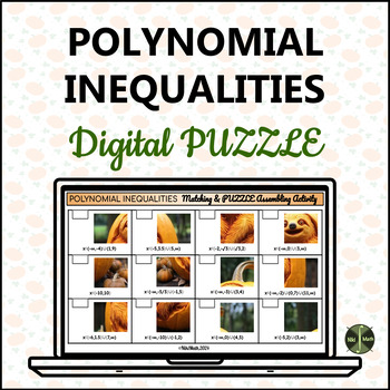 Preview of Polynomial Inequalities - Digital Matching and Puzzle