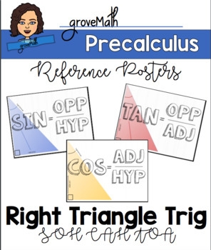 Preview of Right Triangle Trig Reference Posters