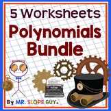 Polynomial Operation Worksheets Bundle
