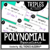 Polynomial Operations (Add, Subtract, Multiply) | Triples 
