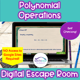 Polynomial Operations: Digital Escape Room