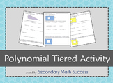 Polynomial Tiered Algebra Activity (+, -, x, and Factoring