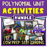 Polynomial Activities Digital and Printable Resources Bundle
