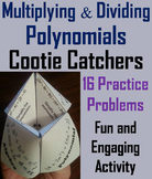 Multiplying and Dividing Polynomials Activity (Algebra Rev