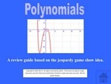 Polynomials jeopardy style game