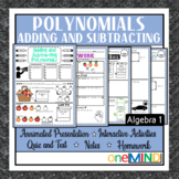 Polynomials: Adding & Subtracting