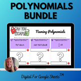 Polynomials Digital Activities Bundle