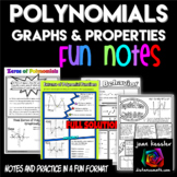 Polynomials Zeros, Graphs and Key Properties FUN Notes