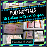 Polynomials Interactive Notebook Pages