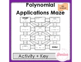 Polynomials Operations and Applications Maze Activity