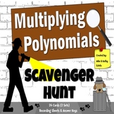 Polynomials Scavenger Hunt {Multiplying}