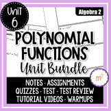Polynomial Functions Unit Algebra 2 Curriculum