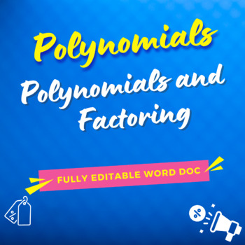 Preview of Polynomials and Factoring Unit Bundle