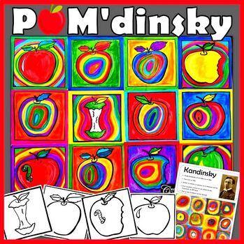 Preview of Pom'dinsky : à la manière de Kandinsky - Arts plastiques - Rentrée - Pomme
