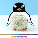 Pom Pom Penguin Craft