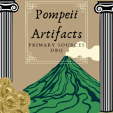 Pompeii Artifacts Primary Source Activity