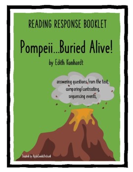 Preview of Pompeii...Buried Alive (by Edith Kunhardt) Reading Response Booklet