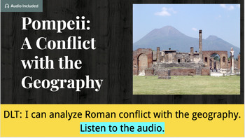 Preview of Pompeii: Conflict with Geography Pear Deck