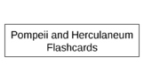 Pompeii and Herculaneum Flash Cards