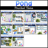 Pond Activities for Preschool - Math & Literacy Centers & 