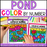 Pond Addition and Subtraction Within 20 Color by Number En