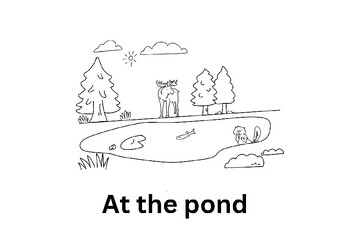 Preview of Pond Animals and Plants Ph.D Science Extension Coloring Book and Decodable