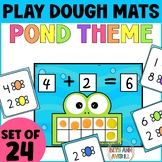 Pond Counting Play Dough Mats Counting Playdough Task Card