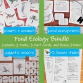 Pond Ecology Bundle: indoor and outdoor science activities