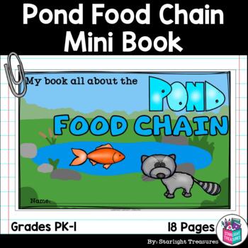 Preview of Pond Food Chain Mini Book for Early Readers - Food Chains