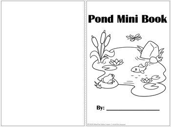 Preview of Pond Habitat Mini Booklet