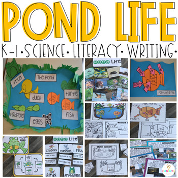 Preview of Pond Life Science and Literacy Activities and Centers | Science Lessons