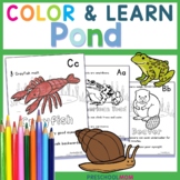 Pond Life Coloring and Science Printables